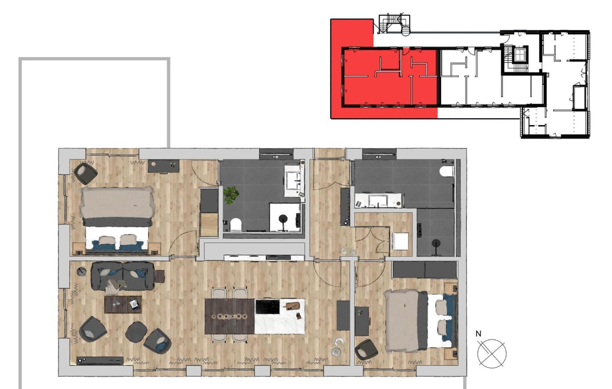 Penthouse Mit Meerblick Nordstrand Eksteriør bilde